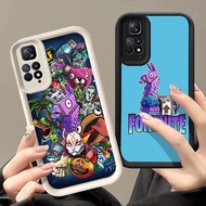Q-97 Fortnite Art Black white Case for Xiaomi Redmi Note 10 10s 11s 11 2022