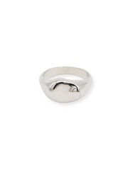 KHARYS Sea Signet Ring - Silver 925 Freeform signet ring แหวนเงินแท้ แหวนมินิมอล แหวนนิ้วก้อย