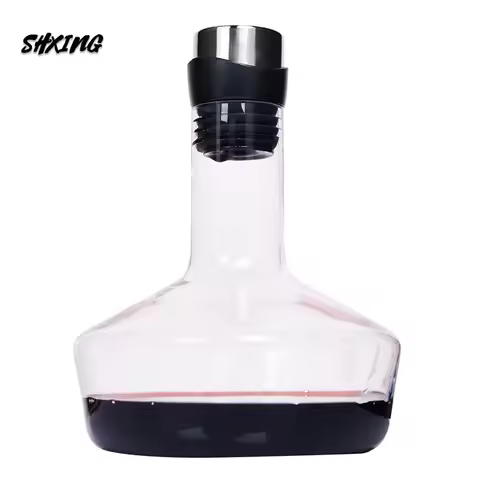 Lead-free Glass Decanter with Lid Wine Quick Filter Household Wine Decanter Decanter Set Waterfall T