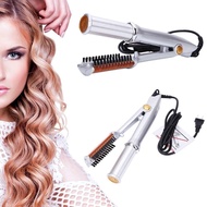 2 In 1 Professional Hair Straightening Iron Curling Iron Straightener&Curler Styler Multi Hair Styli