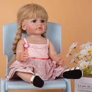 Boneka Reborn Babybayi 55cm Mirip Asli Bahan Silikon Untuk Hadiah