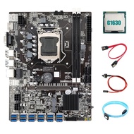 B75 ETH Miner Motherboard 12 PCIE Ke USB + G1630 CPU + SATA 3.0 Serial