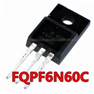 10PCS FQPF6N60C TO 220 6N60C 6N60 TO220 FQPF6N60 TO 220F new MOS FET transistor