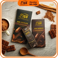 Combo 3 Thanh socola đen nguyên chất không đường 100% 85% Cacao 70% Ít đường FIGO socola đen đắng tố