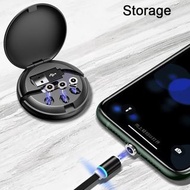 3合1伸縮磁性USB充電線 2ndckp bmsmckp 3 in 1 Retractable Magnetic USB Charging Cable # 快充線 快充叉電器 磁吸充電 充電座 快速充