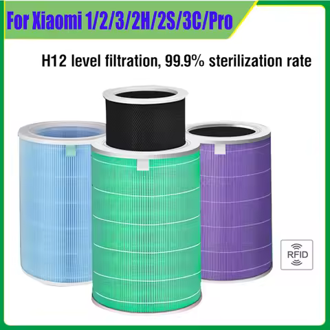 Air Filter For Xiaomi Air Purifier Mi 1 / 2 / 3 / 2C / 2H 2S 3C 3H / Pro Air Purifier H12 HEPA Filte