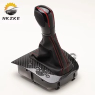 Shift Knob Suitable For Volkswagen Golf 6, 5 GTI, MK6, MK5, Automatic Gear Lever With Panel, Car Acc