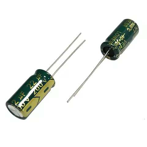 200V22uf 8x16mm Aluminum Electrolytic Capacitor 22uf 200v 22mf 200wv 22MFD 200vdc 33uf 47uf 68uf 100