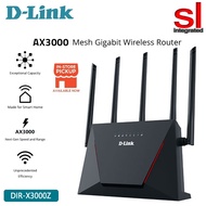 D-Link DIR-X3000Z AX3000 WiFi 6 Mesh Gigabit Wireless Router