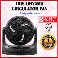 IRIS Ohyama Compact Circulator Fan PCF-MKM18 Black