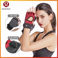 Lululemon's newest yoga gloves boast thickened, anti-slip fabric along with an adjustable Velcro clo