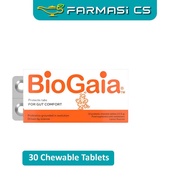BioGaia Probiotic Chewable Tablets Lemon Flavoured 30 Tablets EXP:09/2026 [ bio gaia Farmasi CS ]