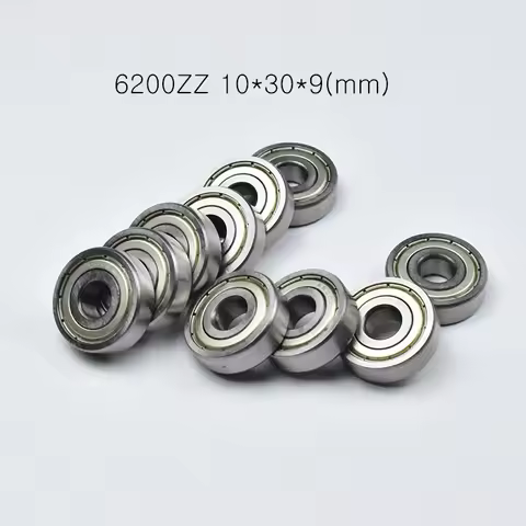 6200ZZ 6201zz 6202zz 6203zz 6204zz 6205zz 6206zz 6207zz 6208z 6209zz 6210zz 1pcs Bearings chrome ste