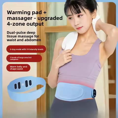 Massage Belt Shaping Hot Compress Slimming Waist Massager EMS Abdominal Fitness Device Ems Fitness E