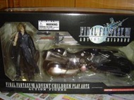 史克威爾 Play Arts FF7 太空戰士 7 降臨神子 電影版 克勞德+芬里爾狼 特價: