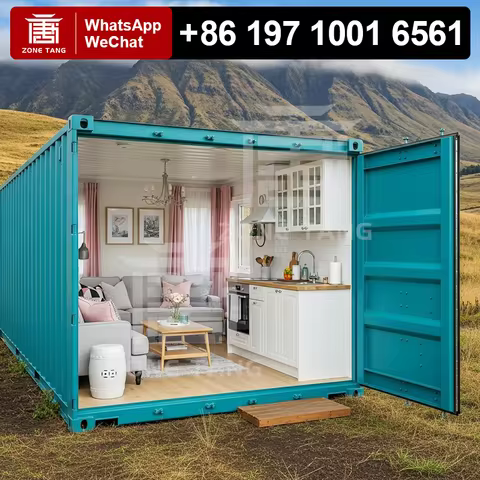 Prebuilt Container Homes Flat Pack House Small Mobile Homes Shipping Container Homes Rural Cabin Pre