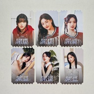 Twice in Japan Special Online Lottery Prize E: Wappen & F: Sticker