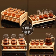 Glass Wine Glass Set Glass Wine Cup Wine Dispenser Glass Household Glass Small Wine Glass Dispenser 