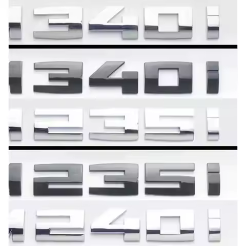 QA Car rear emblem M540Li M550i M435i M425i M450i M535i M435d M425d M450d M535d M550d 4colors fit fo