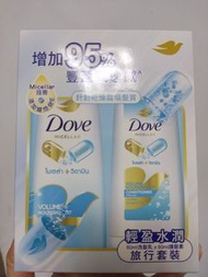 Dove 洗髮及護髮旅行裝 60ml