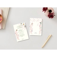 Editable Wedding Invitation - Bloom Template | Floral Wedding | Canva Template for Digital Download