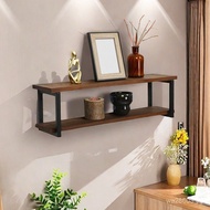 Decorative Wholesale Hanging Rack Storage E-commerce One-word Cross-border Living Room Solid Wood Li