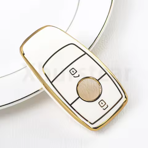 2/3/4 Button TPU Car Key Case Cover Shell Fob Protector for Mercedes Benz E C S GLC Class E200 E400 