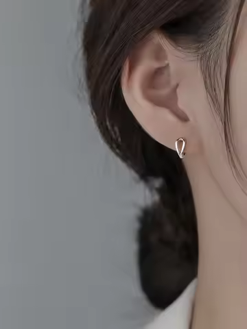 REETI 925 Sterling Silver Earrings Water Drop shape Earrings For Women Gift Earings Fashion Jewelry 