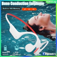 LENOVO X6 Bone Conduction Bluetooth Headphones Waterproof Built-in 16GB Wireless MP3 Music Player PK X3 pro X5