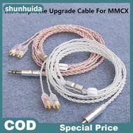 Shunhuida HiFi Earphone Upgrade Cable MMCX 3.5mm 1.2m Silver Plated Cable For IE200/IE300/IE600/IE90