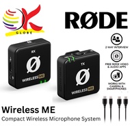 RODE WIRELESS ME COMPACT WIRELESS MICROPHONE SYSTEM WITH 2 WAY INTERVIEW, FREE RØDE VIDEO AND AUDIO APPS