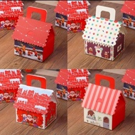 12pcs/24pcs Box Cookies Natal Box Natal Mini Box Natal 1 jar 400ml box natal Lucu Import box souveni