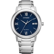 [Powermatic] Citizen Eco Drive AW1670-82L Titanium Blue Dial Stainless Steel 100M Men'S Watch