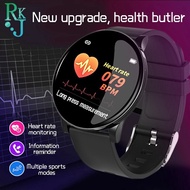 ☏▼∈ W8 Smart Watch อัตราการเต้นหัวใจความดันโลหิตออกซิเจนตรวจสอบติดตามการออกกำลังกาย Pedometer นาฬิกาสปอร์ต