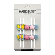 HIRSTORY Butterfly Star Charm Pin Curl (001-BS)