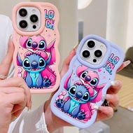 Cute Stitch Lilo Phone Case For Samaung Galaxy S25 S24 S22 S23 Ultra Plus S20 S21 FE A55 A16 A36 A15