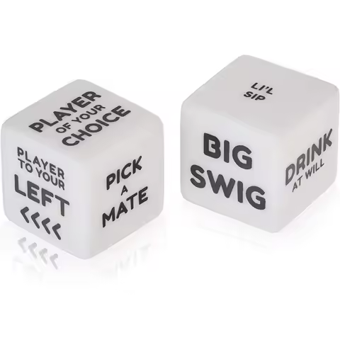 A Pair of Foreign Trade New Products Cross-border Supply English Wine Dice 2.4cm