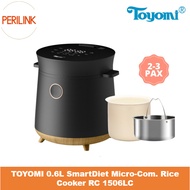 TOYOMI 0.6L SmartDiet Micro-Com Rice Cooker RC 1506LC