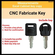 excel Cabinet key copy duplicate