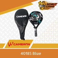 Camewin 4018S Racket Padel Racket 4018 S Carbon Round Shape Round BONUS Bag BLUE