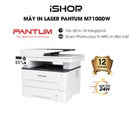 Máy in Laser PANTUM M7100DW in đen trắng tốc độ cao scan photocopy tự động đảo mặt in Wifi khổ giấy