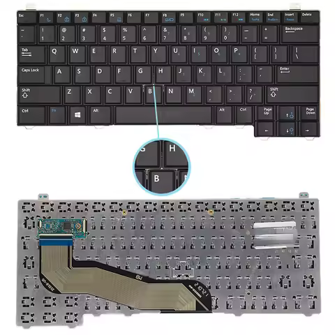 YY+95%new For Dell Latitude E5440 Laptop English Keyboard Y4H14 0Y4H14