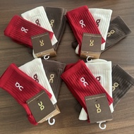 On Logo High Sock 3P Men's and Women's Socks Three Pair Combination Set