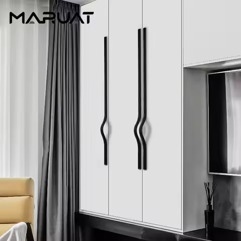 1m Long Furniture Wardrobe Cabinet Drawer Pull Handle Long Furniture Closet Door Handle Cabinet Door
