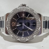 Tag Heuer Formula 1 Ladies Black Ceramic Diamond Bezel Quartz WAH1217 ORIGINAL Fullset Pre Owned Jam