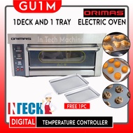 ORIMAS GU1M / GU-1M COMMERCIAL ELECTRIC OVEN 1DECK AND 1TRAY C/W DIGITAL TEMPERATURE CONTROLLER