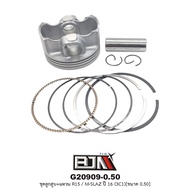 G20909-0.50 Piston Set + Ring R15/M-SLAZ Year 16 [3C1] Size 0.50