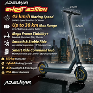 Adelmar Scooter Electric Skuter Elektrik Dewasa 150kg E Scooter Adult Heavy Duty M4 PRO 40km Electri