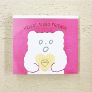 [Japan AIUEO] Performance Club x AIUEO Note Paper HELLO FRIENDS