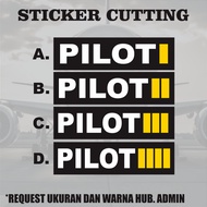 Pilot Cutting Stickers / Cutting Stickers / Rank Pilots